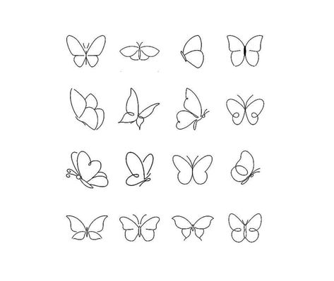 Butterfly Tattoo Designs Simple, Tiny Butterfly Drawing, Small Tattoos Butterfly Simple, Small Butterfly Outline Tattoo Simple, Simple Buterfluffy Tattoo, Butterfly Small Tattoo, Butterfly Outline Tattoo Simple, Minimalist Tattoo Butterfly, Tiny Tattoos Butterfly