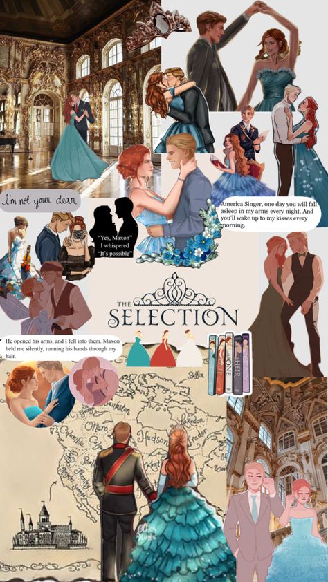 Selection 
Maxon and America The Selection Series Books, The Selection Book, Maxon Schreave, Selection Series, Book Reading Journal, Kiera Cass, Book Boyfriends, Fantasy Romance, Book Memes