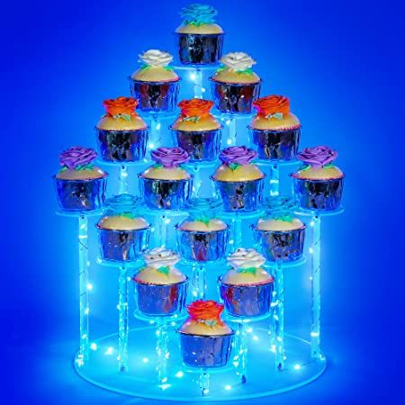 16 Cupcakes, Acrylic Cupcake Stand, Cake Pop Holder, Cupcake Display Stand, Wonderland Party Decorations, Dessert Display Stand, Candle Lit Wedding, Cupcake Tiers Stand, Cake Rack