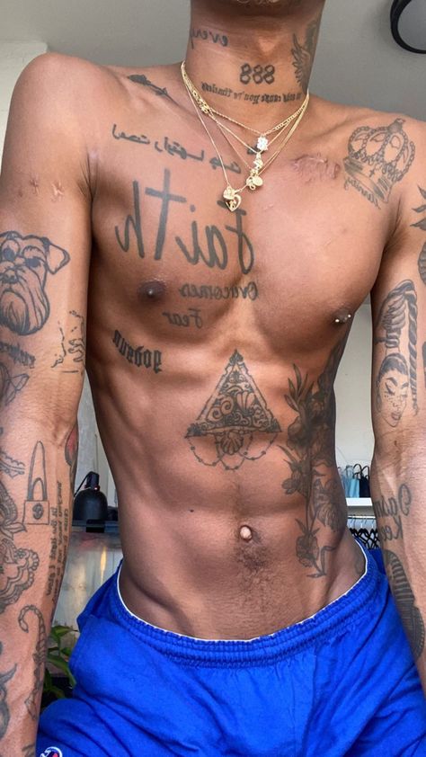 Mens Abs Tattoo, Lower Abs Tattoo Men, Abs Tattoo Men, Front Leg Tattoo Men, Ab Tattoo Men, Dark Skin Sleeve Tattoo, African Animal Sleeve Tattoo, African Tattoo Ideas For Men, Ab Tattoo