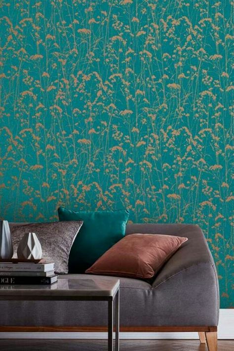 Latest Modern Wall Texture design | Wall Texture design ideas||Wall Painting For living room bedroom Teal Wallpaper Bedroom, Green Wallpaper Bedroom, Wallpaper Bedroom Ideas, Teal Bedroom, Wallpaper Large, Wall Texture Design, Teal Wallpaper, Bedroom Idea, Wall Paint Designs