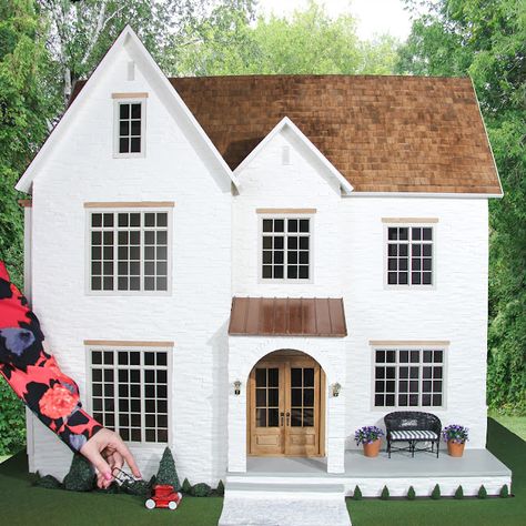 The Brentwood Dollhouse: How It Started | Paper Doll Miniatures