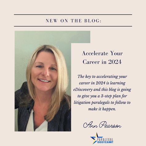 🚀 Boost Your Paralegal Career! Discover the essential skills for success with our 3-Step Plan for Litigation Paralegals in our latest blog. Learn essential eDiscovery skills and get inspired by success stories! 👉 Read now! Paralegal Career, Job Security, Case Management, Startup Company, Make A Plan, Career Development, Free Training, Law Firm, Career Advice