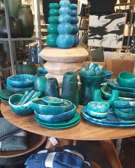 Shades of blue! 💙 Dinosaur Designs colourful resin homewares available in store and online. xx . . . . #dinosaur_designs #resinhomewares #tableware #tabledecor #platters #bowls #servers #vases #homewares #homedecor #decor #decorative #interiors #interiorstyling #inspiration #style #styling #handmade #handcrafted #artisan #luxe #coastal #coastalstyle #sorrento #sorrentocoast #saltwatersorrento #saltwateronline Dinosaur Designs Homewares, Resin Homewares, Blue Dinosaur, Dinosaur Design, Sorrento, Coastal Style, Inspiration Style, Shades Of Blue, Interior Styling