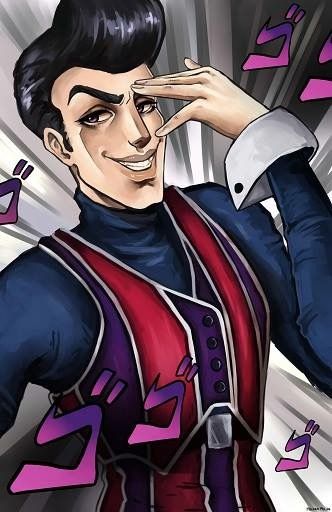 Stand: We are Number One Stand Master: Robbie Rotten Prison Memes, Stefan Karl, Robbie Rotten, Jojo's Biz, Funniest Pictures Ever, We Are Number One, Green Dolphin, Lazy Town, Bizarre Art