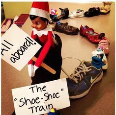 The best Elf on a Shelf Ideas Elf On The Shelves, Funny Christmas Photos, Elf Magic, Awesome Elf On The Shelf Ideas, Elf Activities, Xmas Elf, Elf Antics, Elf Fun, Buddy The Elf