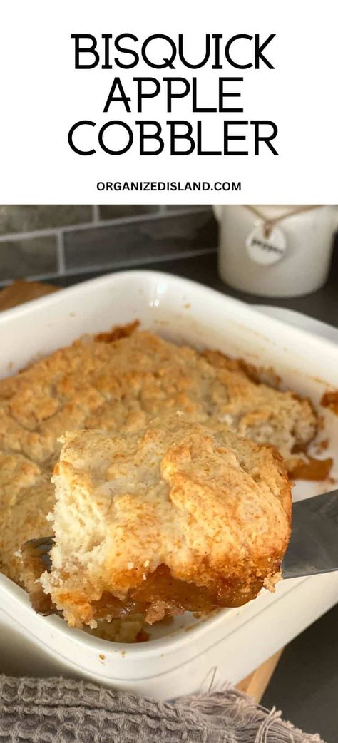 Bisquick Apple Cobbler, Homemade Apple Cobbler, Easy Apple Cobbler, Apple Cobbler Easy, Apple Cobbler Recipe, Serving Ideas, Apple Recipes Easy, Apple Dump Cakes, Bisquick Recipes