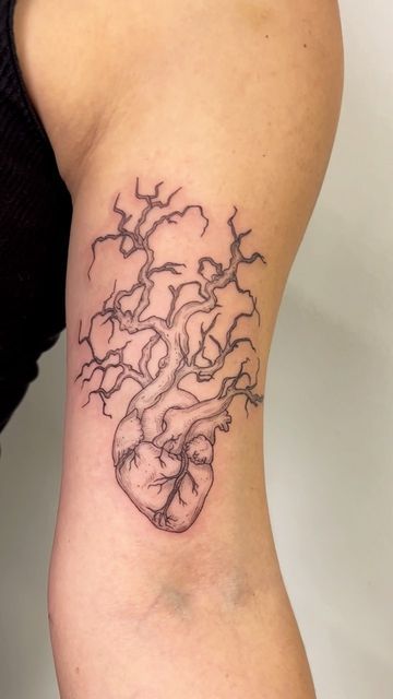 Wear My Heart On My Sleeve Tattoo, Whimsical Sleeve Tattoo, Heart On Your Sleeve Tattoo, Heart On My Sleeve Tattoo, Heart On Sleeve Tattoo, Whimsical Tattoo, Heart On Sleeve, Whimsical Tattoos, Anatomical Heart Tattoo