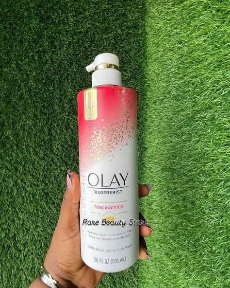 Olay regenerist Niacinamide body wash . Hydrates to reduce look of fine lines for visibly smooth skin. . Our advanced formula, infused with niacinamide in our vitamin B3 complex, penetrates skin’s surface to lock in moisture and reduce the appearance of fine lines for visibly smooth skin . . 23,000 . . To order . . ———————————— Whatsapp (click the link on bio) or 08034594452 ___________________ Store walk in . . 📍 119, nta mgbuoba road by location junction flyover, beside rccg Passover parish... Body Skincare Products, Olay Regenerist, Port Harcourt, Vitamin B3, Moisturizing Body Wash, Rare Beauty, Beauty Store, Body Skin Care, Smooth Skin