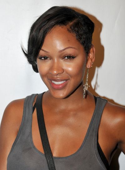 Meghan Good Short Hair Cut Megan Good Short Hair, Meagan Good Short Hair, Megan Good, Short Weave Hairstyles, Edgy Short Haircuts, Shaggy Pixie, Meagan Good, Good Fashion, Edgy Haircuts