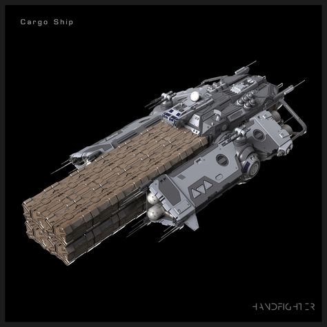 Space Ships Design, Space Engineers Ships Design, Sci Fi Freighter, Space Freighter Ship, Cargo Spaceship Concept Art, Space Warship, Star Citizen Ships, Sci Fi Transport Ship, Scifi Cargo Ship