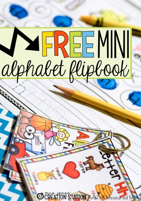 FREE Alphabet Mini Flip Book Alphabet Booklets Free Printable, Preschool Mini Books Free Printable, Alphabet Mini Book Free Printable, Printable Alphabet Spinners, Linear Calendar, My Alphabet Book, Abc Sounds, Mini Flip Book, Alphabet Books