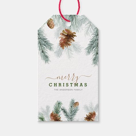 Christmas gift tags template