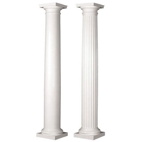 Porch Posts & Columns, Front Porch Column Ideas Round Columns On Front Porch, Porch Pillar Makeover, Cedar Wrapped Porch Posts, Porch Pillars Columns, Diy Porch Columns Wraps, Upgrade Metal Porch Columns, Front Porch Post Ideas, Front Porch Columns Makeover, Columns Front Porch