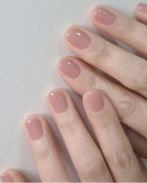 Hello Nails, Nude Nail Designs, Subtle Nails, Simple Gel Nails, Minimal Nails, Blush Nails, Pretty Gel Nails, Soft Nails, Jelly Nails