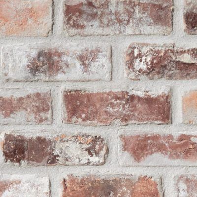 Antique Brick Exterior, Brick Veneer Exterior, Facade Update, Old Texas Brick, Stoop Ideas, Exterior Brick Veneer, Distressed Brick, Brick Crafts, Exterior House Siding