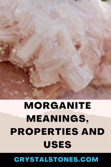 Morganite Crystal Meaning, Morganite Meaning, Stone Magic, Earth Healing, Ancient Knowledge, Difficult Times, Stone Crafts, Spiritual Meaning, Crystal Meanings