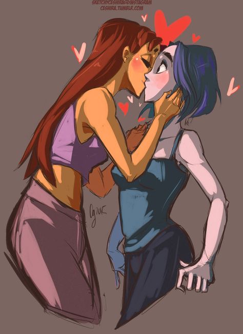 It's a girls night | Starfire | Raven | Teen Titans Starfire And Raven, Raven Beast Boy, Teen Titans Fanart, Teen Titan, Raven Teen Titans, Beast Boy, Instagram Link, Teen Titans Go, Comic Book Characters