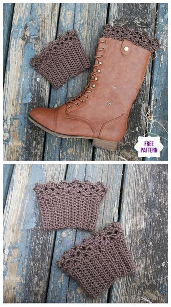 DIY Crochet Boot Cuffs Free Crochet Patterns - Lace Boot Cuffs Free Crochet Pattern Boot Cuff Knitting Pattern Free, Crocheted Boot Cuffs, Bootcuffs Free Crochet Pattern, Free Crochet Boot Cuff Pattern, Leg Warmers Free Crochet Pattern, Boot Cuffs Crochet Pattern Free, Bootcuffs Crochet, Boot Cuffs Knit Pattern Free, Crochet Boot Cuffs Free Pattern