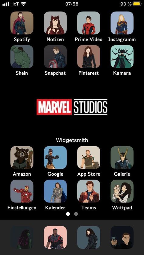 Marvel Themed Home Screen, Marvel Hidden Wallpaper, Marvel Widgetsmith Ideas, Marvel Lockscreen Iphone Wallpaper, Marvel Homescreen Wallpaper, Cool Marvel Wallpaper, Aesthetic Marvel Wallpaper, Marvel Wallpaper Iphone, Marvel Aesthetic Wallpaper