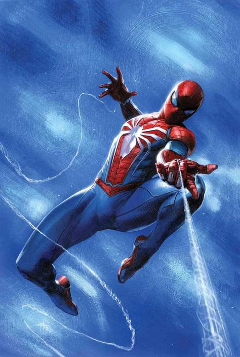 Spider-Man Ps4 by Gabriele Dell'Otto dell'otto art dellotto virgin variant comic book covers Mike Deodato, Image Spiderman, Spiderman Ps4, Spectacular Spider Man, Spiderman Artwork, Spiderman Pictures, Marvel Spiderman Art, Spider Man 2, Spiderman Comic