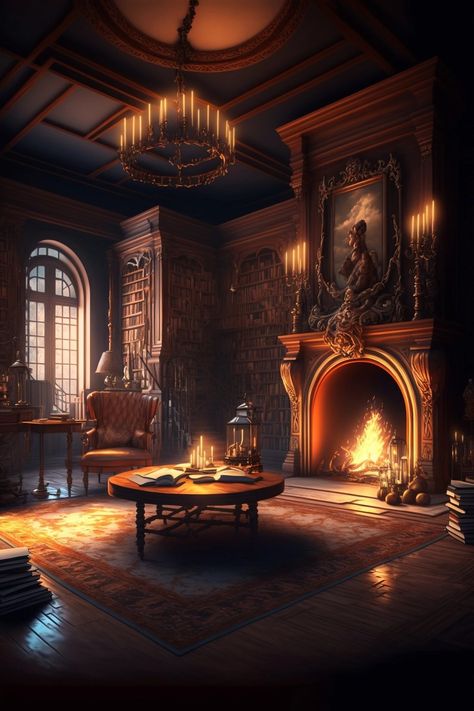 Fantasy Manor Interior, Fantasy Sitting Room, Enchanted Forest Bedroom Ideas, Fantasy Lounge, Fantasy Castle Interior, Dark Elegant Bedroom, Castle Interior Medieval, Fantasy Bedroom Aesthetic, Moody Eclectic Bedroom