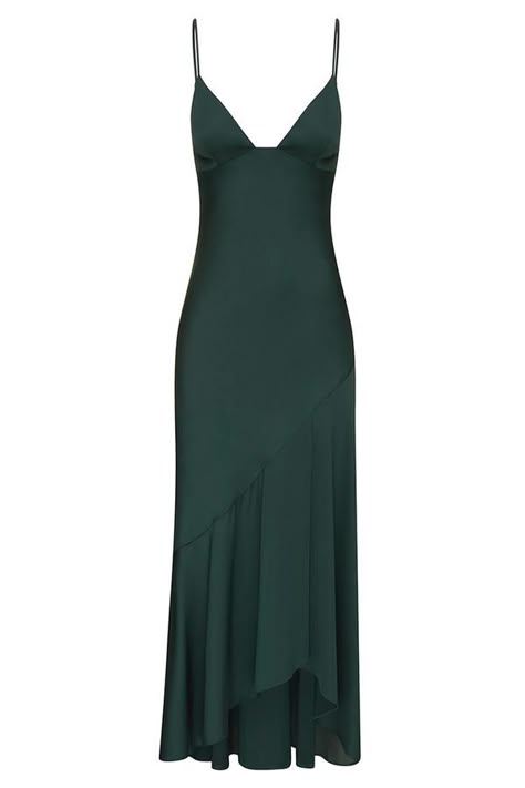 Shona Joy Bridesmaid, Green Emerald Dress, Emerald Green Formal Dress, Bias Slip Dress, Emerald Cocktail, Green Silk Dress, Wedding Edit, Sage Dresses, Shona Joy