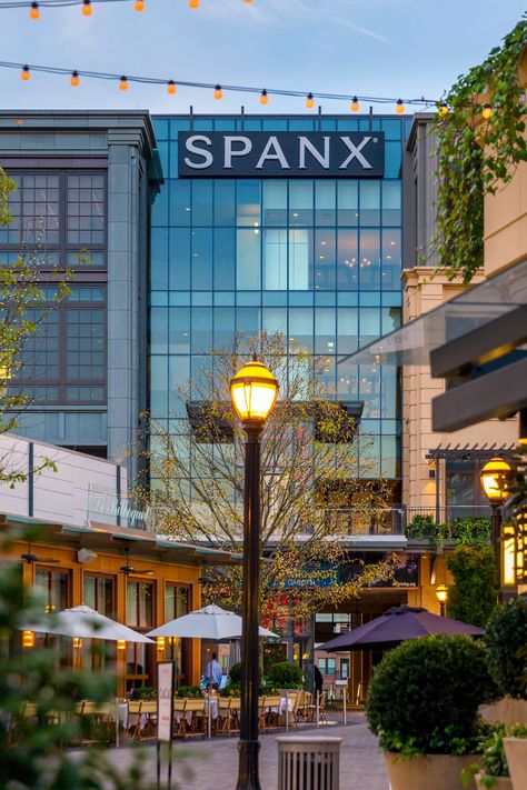 Spanx at The Shops Buckhead Atlanta New Urbanism, Buckhead Atlanta, Shopping Center, Lamp Post, Multi Story Building, Atlanta, The Neighbourhood, The Incredibles, The Originals