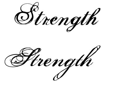 Strength tattoo Word Strength Tattoo, Sunflower Tattoo Shoulder, Tattoo Fonts Cursive, Airplane Tattoos, Tattoo Apprenticeship, Small Quote Tattoos, Small Rose Tattoo, Bible Verses About Strength, Strength Tattoo