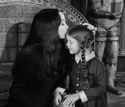 Morticia and Wednesday #addams #addamsfamily #fantasy #morticia  #wednesday The Addams Family 1964, Addams Family Tv Show, Addams Family Wednesday, Carolyn Jones, Morticia Addams, Adams Family, Family Tv, Celebrity Travel, Visual Media