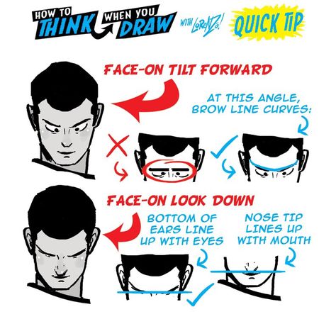 Draw Heads, Etherington Brothers, How To Draw Ears, Awesome Drawing, Comic Tutorial, How To Think, Drawing Heads, Human Drawing, Sketches Tutorial