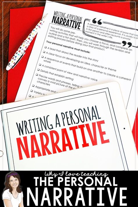 Find out why the personal narrative is my new favorite assignment! Narrative Writing High School, English Language Arts High School, High School Ela, Personal Narratives, Narrative Essay, Personal Narrative, Narrative Writing, School English, Informational Writing