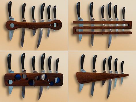 Under Cabinet Knife Storage, Knife Storage Ideas, Kitchen Knife Storage, Kitchen Knife Holder, Best Kitchen Knife Set, Utensil Drawer Organization, Best Kitchen Knives, Knife Rack, Knife Storage