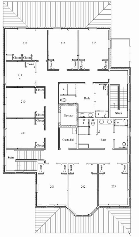 Prison Blueprints, Sorority House Floor Plan, Prison Layout, Best Home Plans, Build Your Own Home, Fraternity House, University Housing, Residence Life, Bloxburg Builds