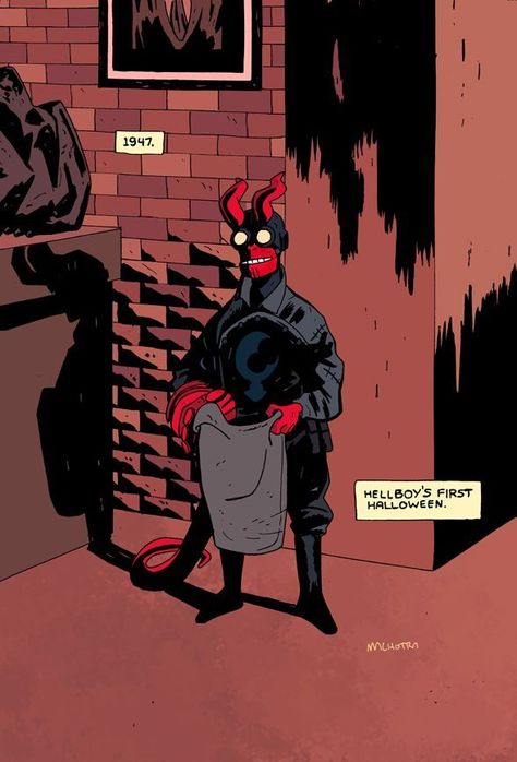 Friday Funny Pictures, Hellboy Comic, Mike Mignola Art, Hellboy Art, Mike Mignola, Univers Dc, Bd Comics, Geek Art, Dark Horse Comics