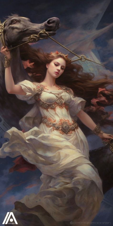 Greek Mythology Characters, Classic Romantic Style, Astrology App, Greek Monsters, Greek Titans, Greece Mythology, Mythology Paintings, Greek Paintings, Anastasia Romanov