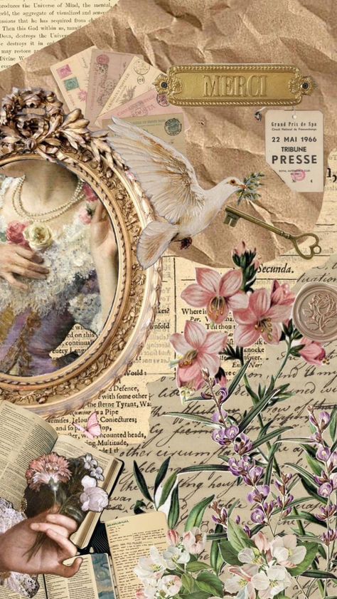 Coquette Room Decor, Dollette Coquette, Collage Mural, Coquette Room, Desain Quilling, Victorian Wallpaper, Vintage Poster Art, Cute Patterns Wallpaper, Pretty Wallpapers Backgrounds