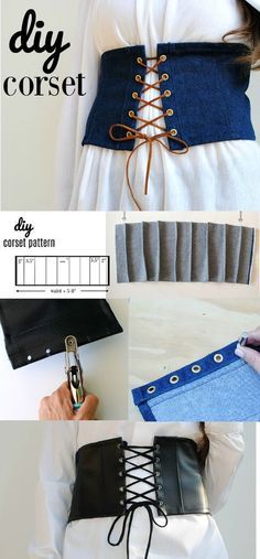 Diy Corset Pattern, Diy Clothes Rack Cheap, Steampunk Diy Costume, Corset Diy, Diy Lace Up, Diy Clothes Storage, Pirate Costume Diy, Meme Costume, Diy Corset