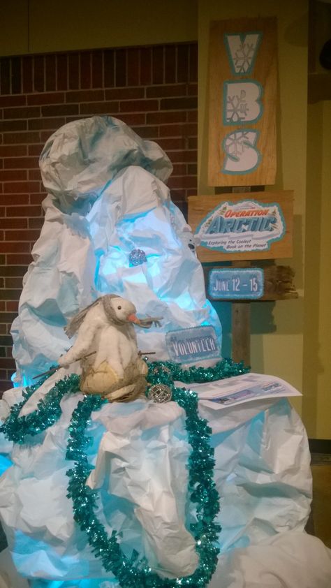 VBS Volunteer Recruitment - Operation Arctic Arctic Theme Party, Operation Arctic Vbs Decorations, Arctic Vbs Decorations, Alaska Vbs, Winter Vbs, Snow Themed Party, Alaska Party, Arctic Decorations, Arctic Party