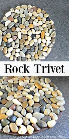 Pebble Crafts, Trivets Diy, Ideas Craft, Mosaic Ideas, Diy And Crafts Sewing, Diy Projects For Kids, Kids Projects, Rock Decor, Work Activities