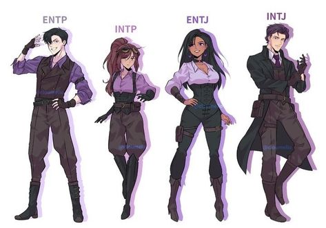 Smug Poses Drawing, Entp Anime Characters, Entj Characters, Mbti Analysis, Entp Female, Entj X Intp, Entp Characters, Analysts Mbti, Infj Entp