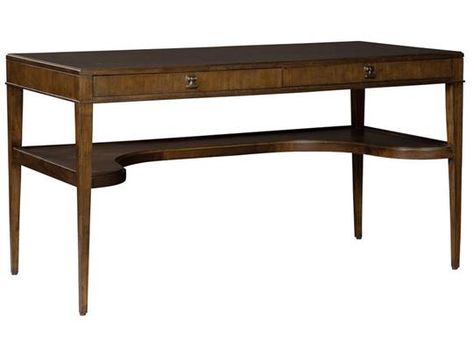 Weir's Furniture - Furniture That Makes Home | Weir's Furniture Wood Secretary Desk, Gray Desk, Hekman Furniture, Industrial Bookcases, Pedestal Desk, Grey Desk, Secretary Desk, Secretary Desks, Antique Brass Hardware