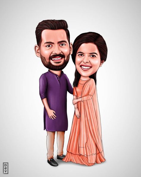 Black Color Images, Caricature Ideas, Cartoon Wedding Invitations, Couple Caricature, Caricature Wedding Invitations, Couple Illustration Wedding, Wedding Couple Cartoon, Cartoon Wedding, Wedding Card Design Indian