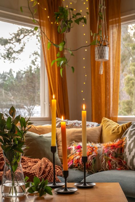 Living Room Cozy Warm, Light Eclectic, Hygge Lighting, Hipster Home, Living Room Cozy, Cozy Hygge, Room Cozy, Decor Candles, Decor Home