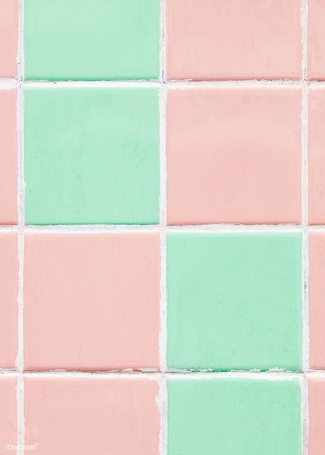 Pastel pink and green tiles textured background | free image by rawpixel.com Pastel Pink And Mint Green Aesthetic, Pink And Mint Green Aesthetic, Mint And Pink Aesthetic, Pink And Mint Aesthetic, Pastel Green And Pink Aesthetic, Pastel Pink And Green Wallpaper, Pastel Pink And Green Aesthetic, Pink And Green Aesthetic Wallpaper, Grapefruit Aesthetic