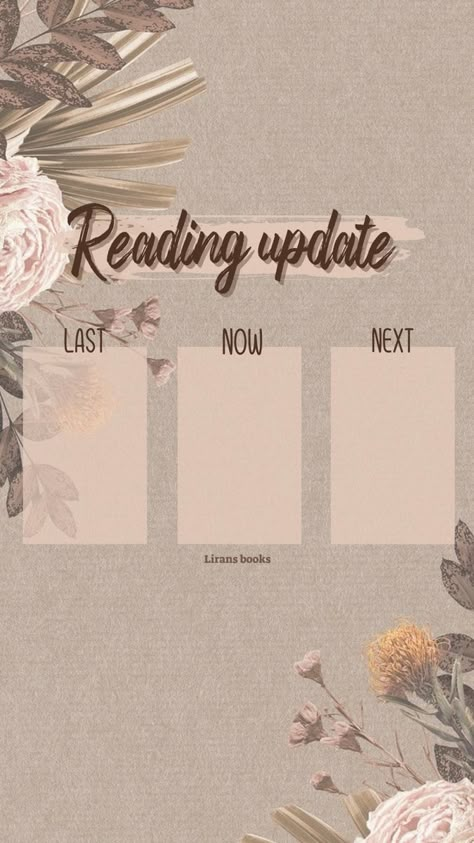 Last Now Next Bookstagram, Last Current Next Read Template, Bookstagram Post Ideas, Bookstagram Inspiration Aesthetic, Reading Update Template, Ideas For Bookstagram, September Reads, Reviews Template Instagram, Currently Reading Template