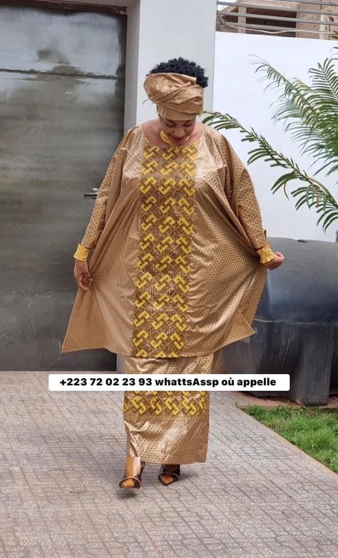 Senegalese Boubou Dresses, Senegal Bazin Style, Model Grand Boubou, Senegalese Clothing Styles 2022, Senegalese Grand Boubou, African Attire Dresses, Long African Dresses, Afrikaanse Mode, African Fashion Traditional