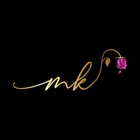 Mk Name Logo, Mk Logo Design Creative, Mk Logo Design, M Letter Images, Logo Mk, Mk Monogram, Logo Clipart, Initials Logo Design, Letter Images