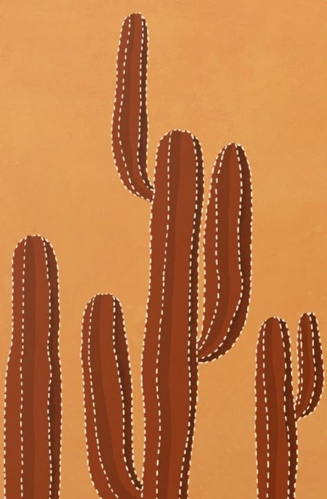 Minimalist Cactus Painting, Boho Cactus Painting, Saguaro Cactus Painting, Abstract Cactus Painting, Cactus Abstract, Desert Pattern, Red Cactus, Cactus Paintings, Mexican Paintings