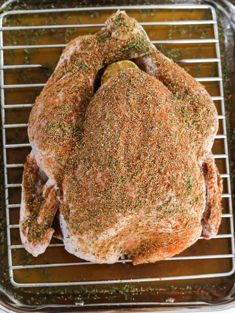 A Turkey Dry Brine adds bold flavor to your whole bird, and is so easy to put together for your Thanksgiving menu with a good spice blend right from your kitchen! Skip the store-bought mixes, also try this on a boneless turkey breast for leftovers. Best Dry Brine Turkey Recipes, Dry Brine For Turkey Breast, Turkey Dry Rub Recipes Thanksgiving, Dry Rub Turkey Recipe, Dry Rub For Turkey Breast, Dry Rub For Turkey Thanksgiving, Turkey Dry Brine Recipes, Dry Brine Turkey Recipes, Dry Brine Turkey Breast